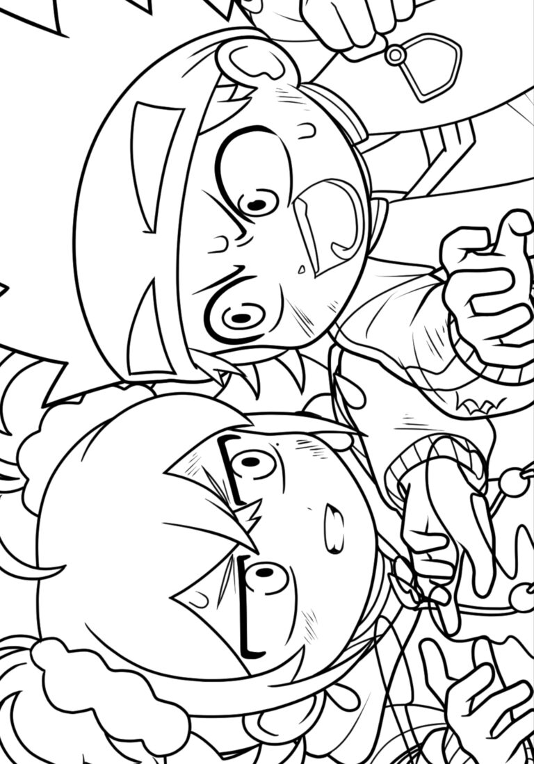ストーリー編16話~20話_塗り絵