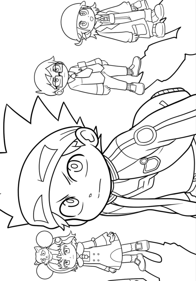 ストーリー編6話~10話_塗り絵
