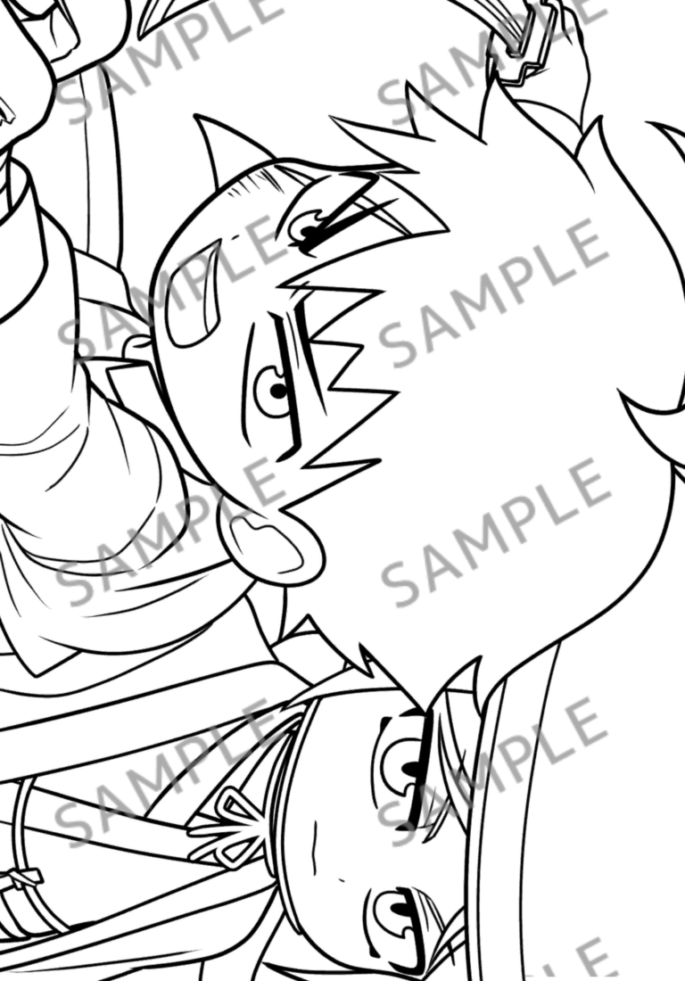 ストーリー編31話~35話_塗り絵